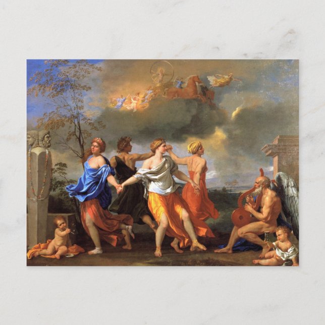 Nicolas Poussin Art Postkarte (Vorderseite)