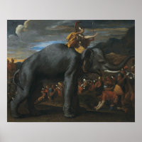 Nicolas Poussin - Hannibal überquert die Alpen