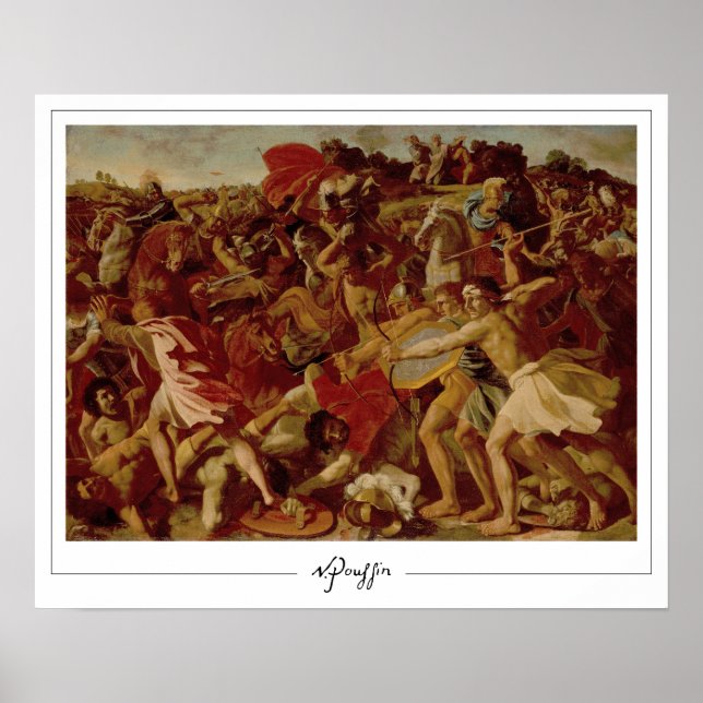 Nicolas Poussin Zedign Art Poster #122 (Vorne)
