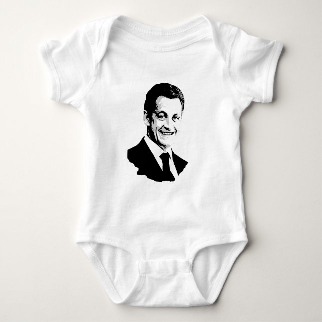 Nicolas Sarkozy Baby Strampler (Vorderseite)