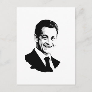 Nicolas Sarkozy Postkarte