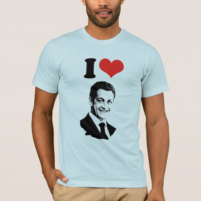 Nicolas Sarkozy T-Shirt (Vorderseite)