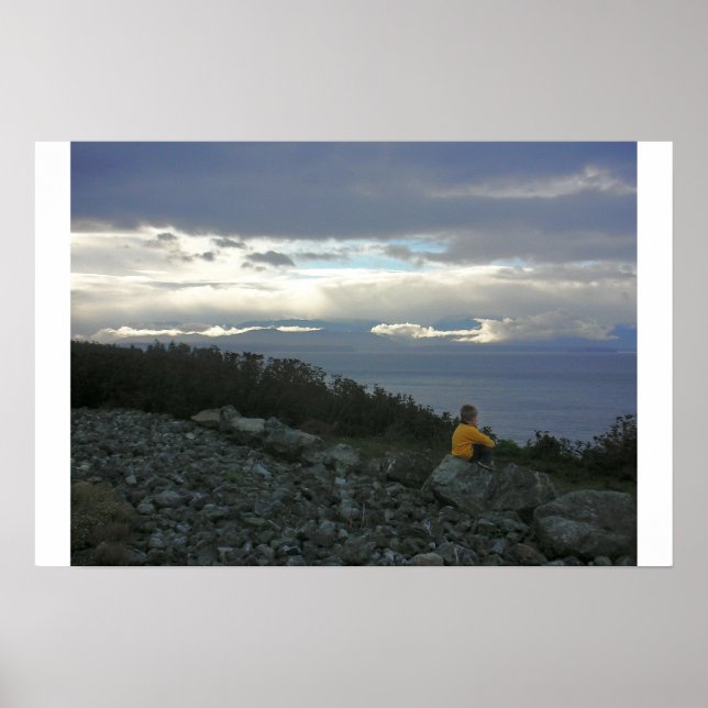 Nicolas über den Bluff Poster (Vorne)