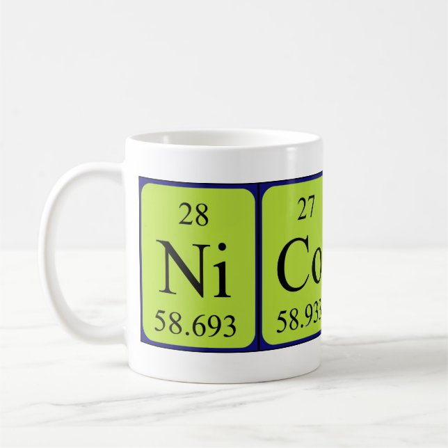 Nicolay Periodenname Tasse (Links)