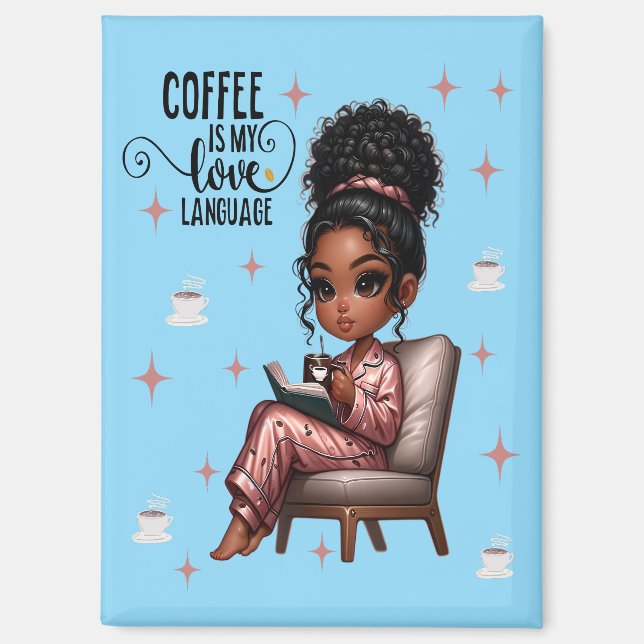 Nicole Coffee Love Langue Magnet (Recto)