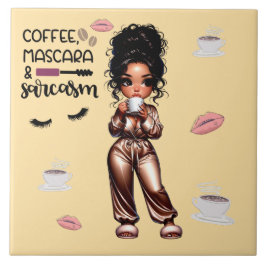 Nicole Coffee & Mascara Keramik Tile Fliese