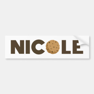 Nicole Cookie Autoaufkleber
