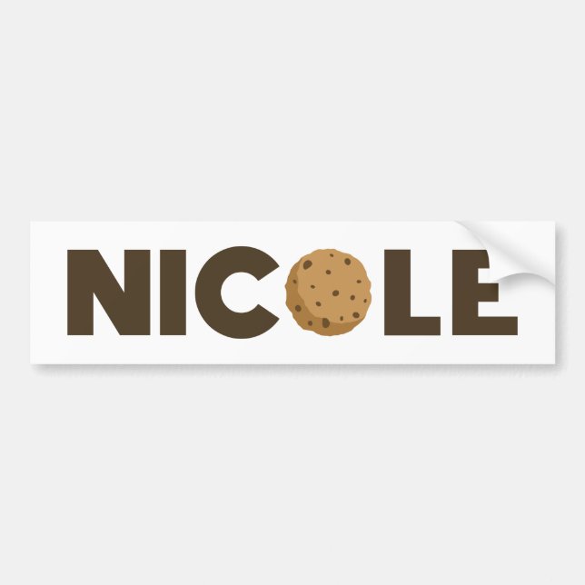 Nicole Cookie Autoaufkleber (Vorne)