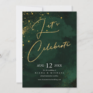 Nicole Fine Lines Gold Let's Celebrate ID867 Rett Save The Date