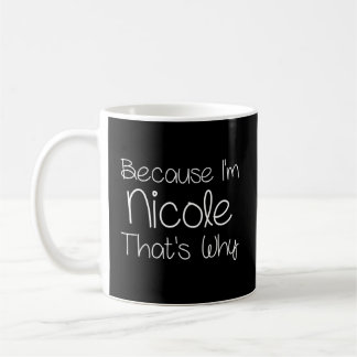 Nicole Personalisiert Name Kaffeetasse