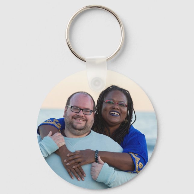 Nicole und Pete Magnet Schlüsselanhänger (Vorderseite)