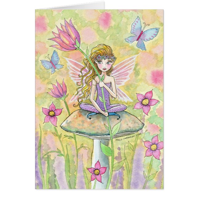 Nicolette Blume Fairy Card (Vorne)
