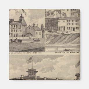 Nicollet House, Orth's Brauerei, Minnesota Magnet