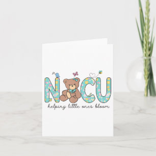 Nicu Bear Spring Nicu Nurse Helping Little Ones Bl Karte