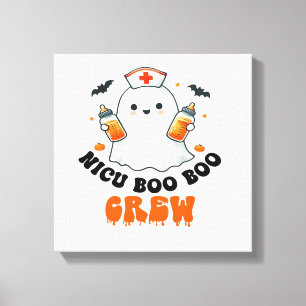 Nicu Boo Boo Crew Halloween,Nicu Boo Crew Lustige Leinwanddruck