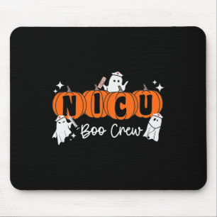 Nicu Boo Crew Ghost Pumpkin Costume Nicu Nurse Hal Mousepad