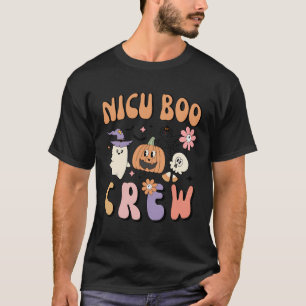 Nicu Boo Crew Niedlich Ghost Pumpkin Atal Nurse Ha T-Shirt
