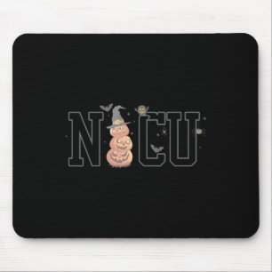 Nicu Boo Crew Spooky Pumpkin Funny NICU Nurse Hall Mousepad