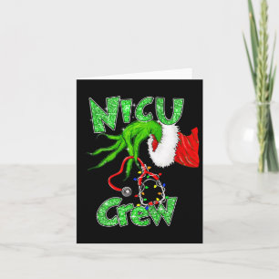 Nicu Crew Nurse Frohe Weihnachts Stethoscope Xmas Karte
