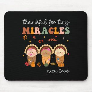 Nicu Crwe Erntedank Nurse Fall dankbar für Zinn Mousepad