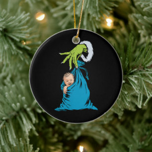 NICU Entbindungsstation Krankenschwester Santa Wei Keramik Ornament