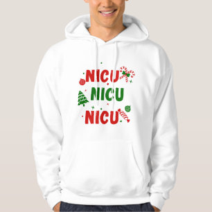 NICU Festivals Weihnachtsdesign Hoodie