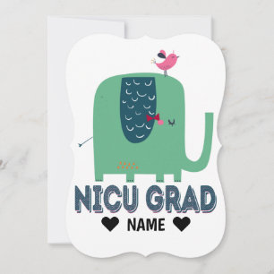 NICU Grad Elephant Karte
