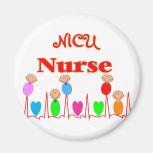 NICU Krankenschwester--Entzückende Baby-Grafiken Magnet