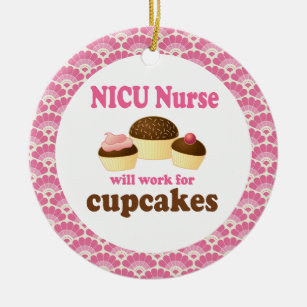 NICU Krankenschwester-Geschenk-Verzierung Keramikornament