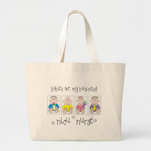 NICU KRANKENSCHWESTER Geschenke "Babys sind mein Jumbo Stoffbeutel