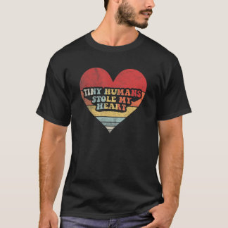 NICU-Krankenschwester Retro Winzige Menschen Gesto T-Shirt