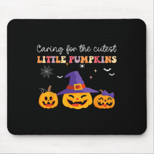 Nicu Mother Byby Hallowen Costume Mousepad