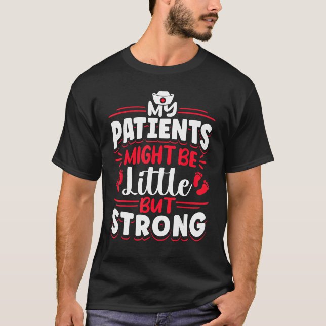NICU Neonatal Intensive Care Newborn Preemie Nurse T-Shirt (Vorderseite)