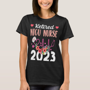 NICU Nurse 2023 Nursing Retirement Geschenke f T-Shirt