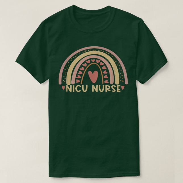 NICU Nurse Boho Rainbow Niedlich Nursing Student T-Shirt (Design vorne)