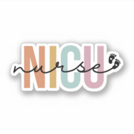 NICU Nurse Geschenk neonatale Intensivstation Kran Aufkleber