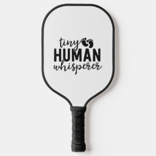 NICU Nurse gibt winzige menschliche Whisperer Neon Pickleball Schläger