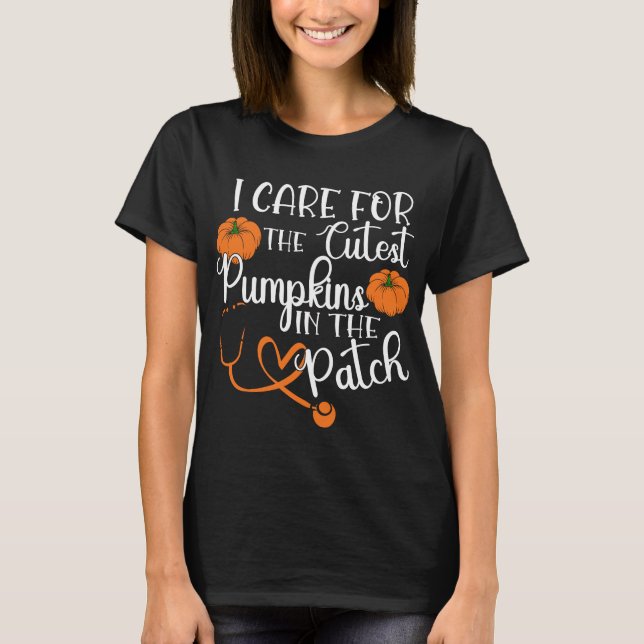 Nicu Nurse Halloween pflege ich für den Niedlichst T-Shirt (Vorderseite)