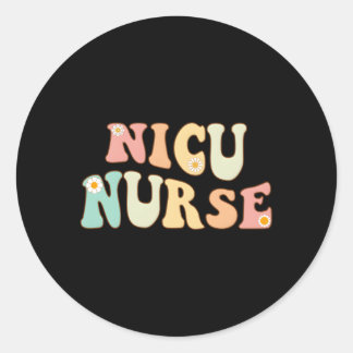 Nicu Nurse Neonatal Icu Säugling Care Speciali Runder Aufkleber