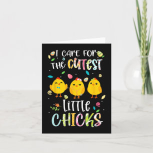 Nicu Nurse Osterteam Tiny Humans Niedlicher Chick  Karte