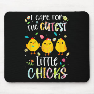 Nicu Nurse Osterteam Tiny Humans Niedlicher Chick Mousepad