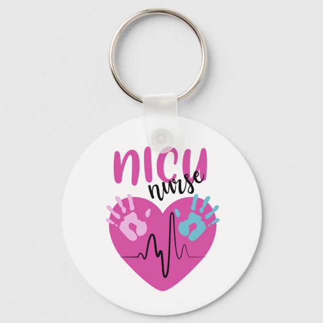 NICU Nurse Schlüsselanhänger (Vorderseite)