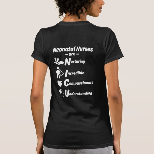 NICU NURSES sont - t-shirt (Dos)