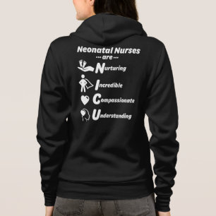 NICU NURSES sont -zip up sweat - shirt à capuche