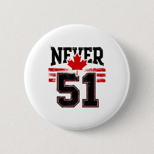 Nie 51 Kanada Ahornleder Vintage gestörte Cana Button