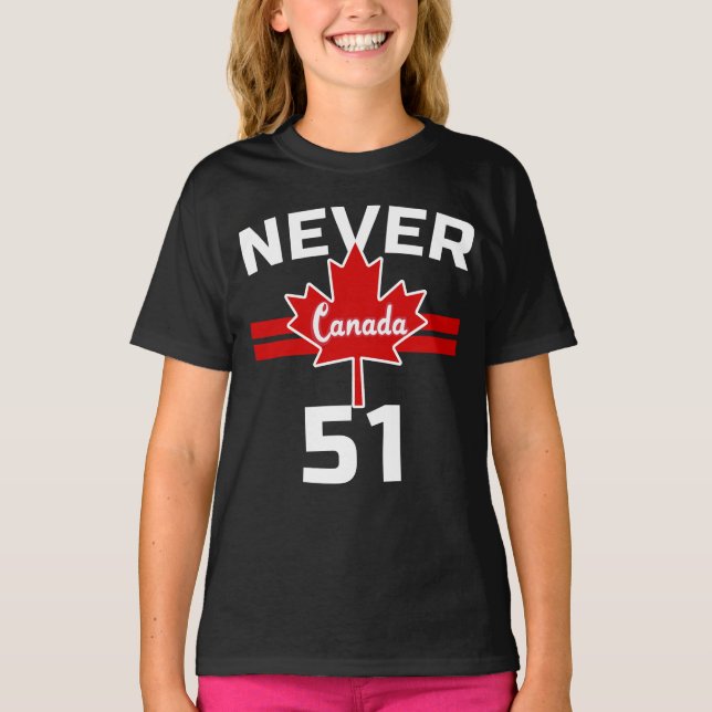 Nie 51 - Kanada Nie 51 Staat T-Shirt (Vorderseite)
