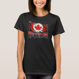 Nie 51, kanadische Flagge, T-Shirt