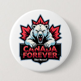 Nie 51, Polarbär, Kanada für immer, Button