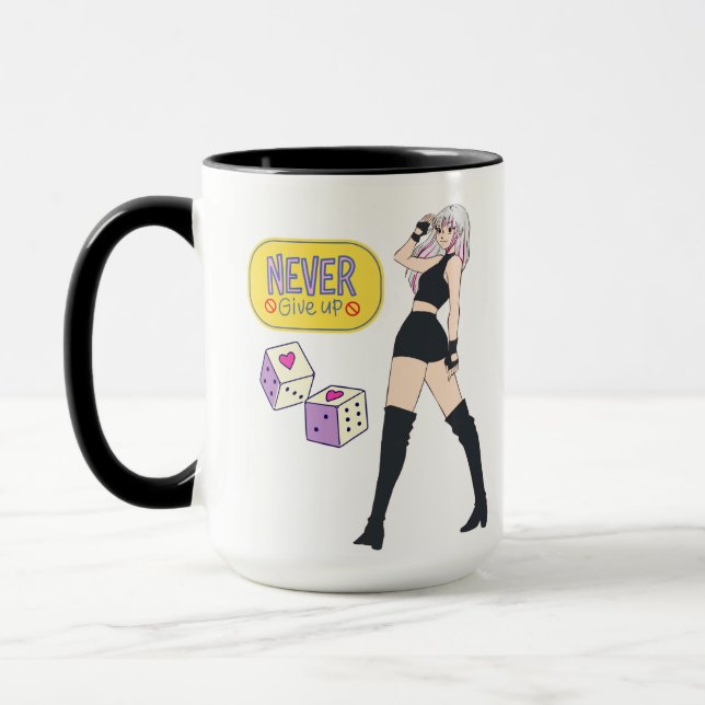 NIE AUFGEBEN TASSE (Links)