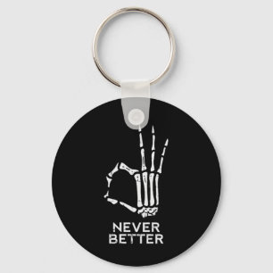 Nie besser OK Skeletthandschuhe Skeleton Hand Funn Schlüsselanhänger